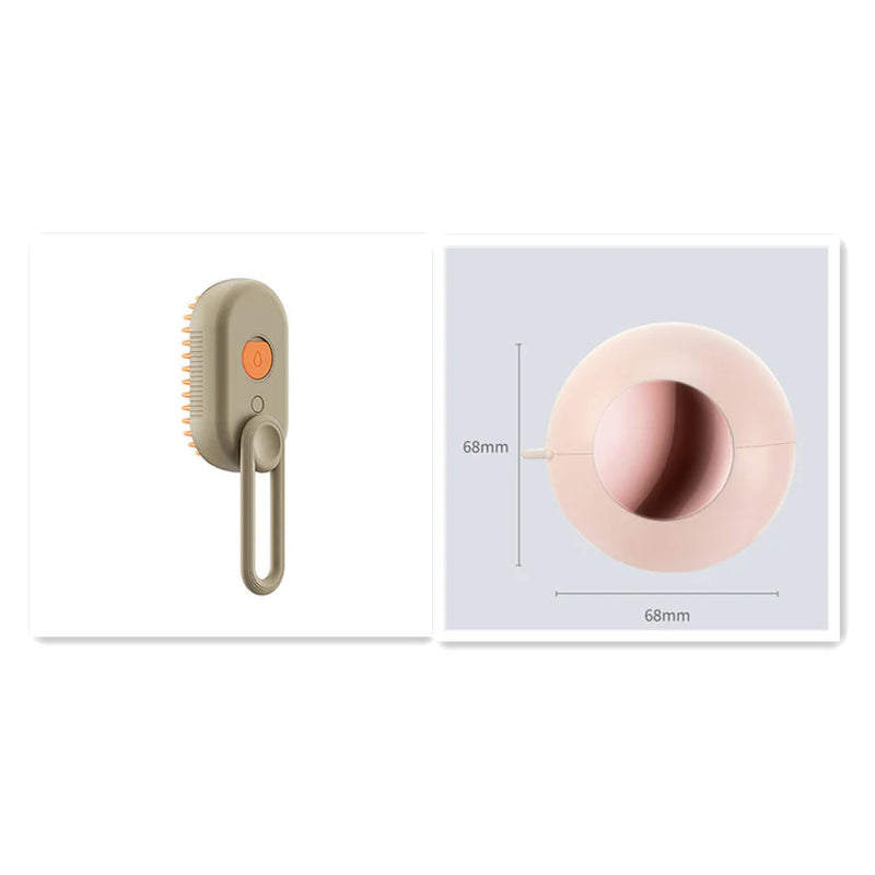 Brosse à poils de chien 3 en 1, brosse à poils de chat, brosse de nettoyage électrique pour animaux de compagnie, brosse à vapeur,