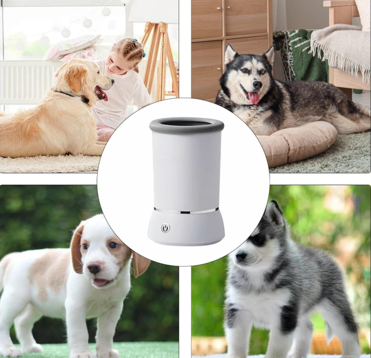 Lave-Pattes Automatique pour Chiens 🐾