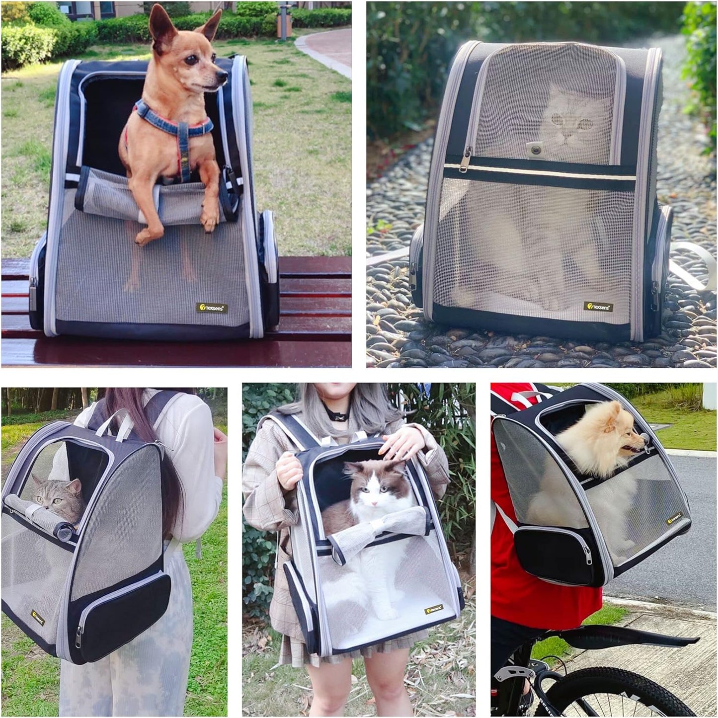 Sac de Transport Innovant avec Fenêtre Bulle – Noir