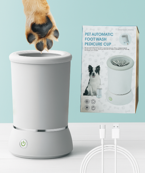 Lave-Pattes Automatique pour Chiens 🐾